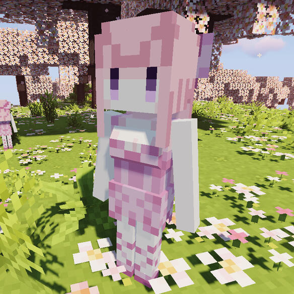Purple Eyed Blossom Villager