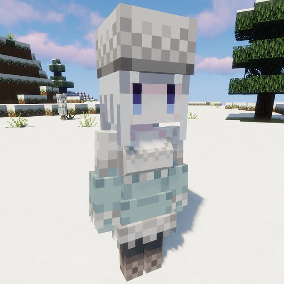 White haired Snow