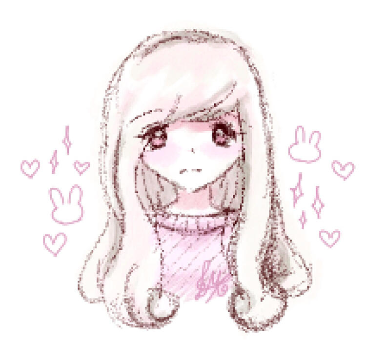 Sad Albino Girl