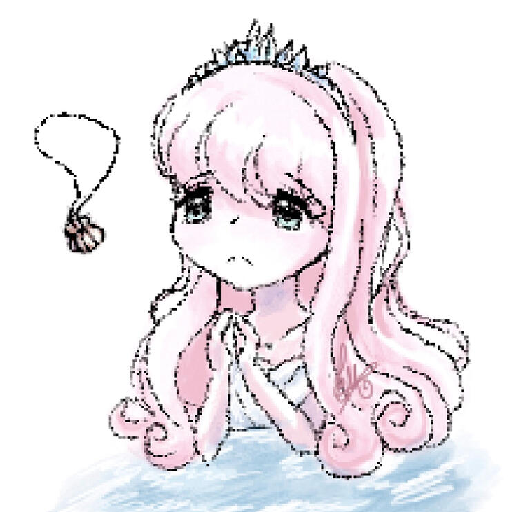 Sad Mermaid Wishing