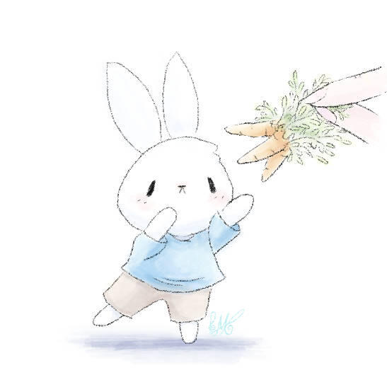 Boy Grabbing Carrot